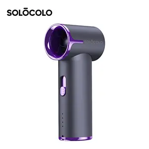 SOLOCOLO T05 Mini USB Rechargeable Handheld Fan T05 High-Speed Turbo Wind Pocket Size Mini Cooling Fan