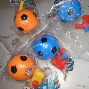 FootBall Spining Top Bola Mainan Anak LED + Music / Mainan Gangsing Bola lampu