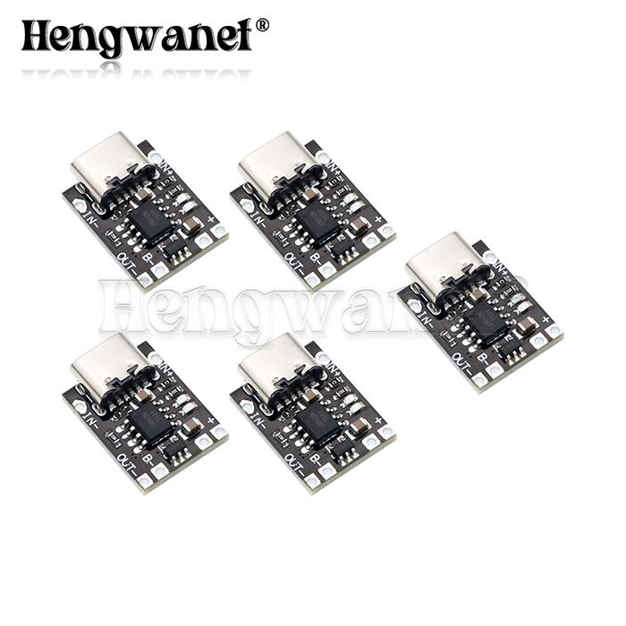 Tp4057 Module Mini Jual 5/10pcs TP4057 1A 3.7V Lithium Battery Charging and Discharging ...