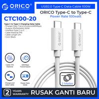 Gambar ORICO USB2.0 100W C TO C 2M - CTC100-20 - 2M dari ORICO INDONESIA Official Shop Kota Administrasi Jakarta Utara 1 Tokopedia