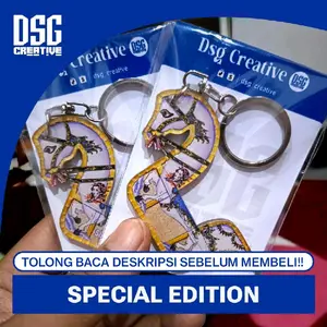 DSG Creative Special Edition Gantungan Kunci Jaran kepang Desain Unik dan Menarik untuk Hadiah dan Koleksi