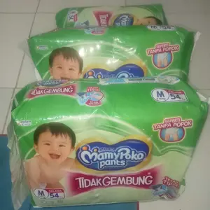 3 Ball MamyPoko Pants X-tra Kering Slim Tidak Gembung Popok Celana All Size