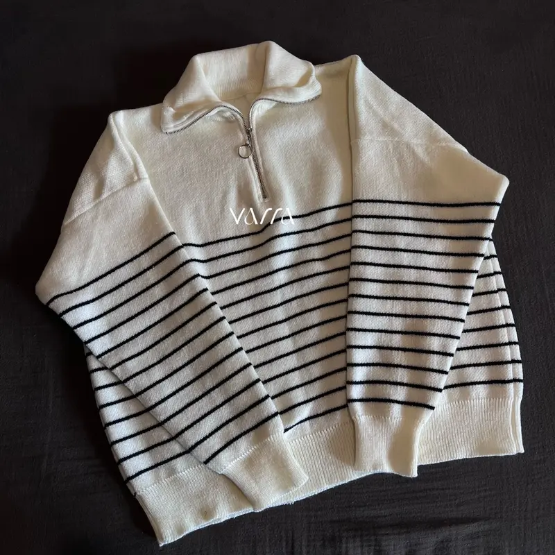 ZOYA KNIT SWEATER ZIPPER OVERSIZE 3