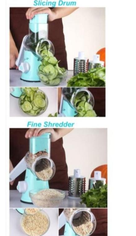 Product Introduction of Stainless steel Vegetable Cutter Grater cutter garlic slicer Shredder Slicer Grinder 6
