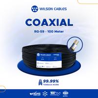 Gambar Kabel CCTV Coaxial RG59 + Power Cord 100 Meter Hitam - Kabel CCTV Wilson Cables dari Wilson Cables Kab. Tangerang 1 Tokopedia