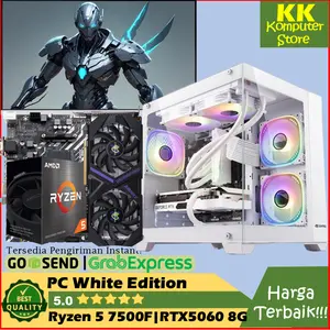 Pc Gaming Ryzen 5 7500F | RTX 5060 8GB | Ram 16GB D5 | Ssd 256GB | Hdd500G [Pc Only/Fulset Monitor]
