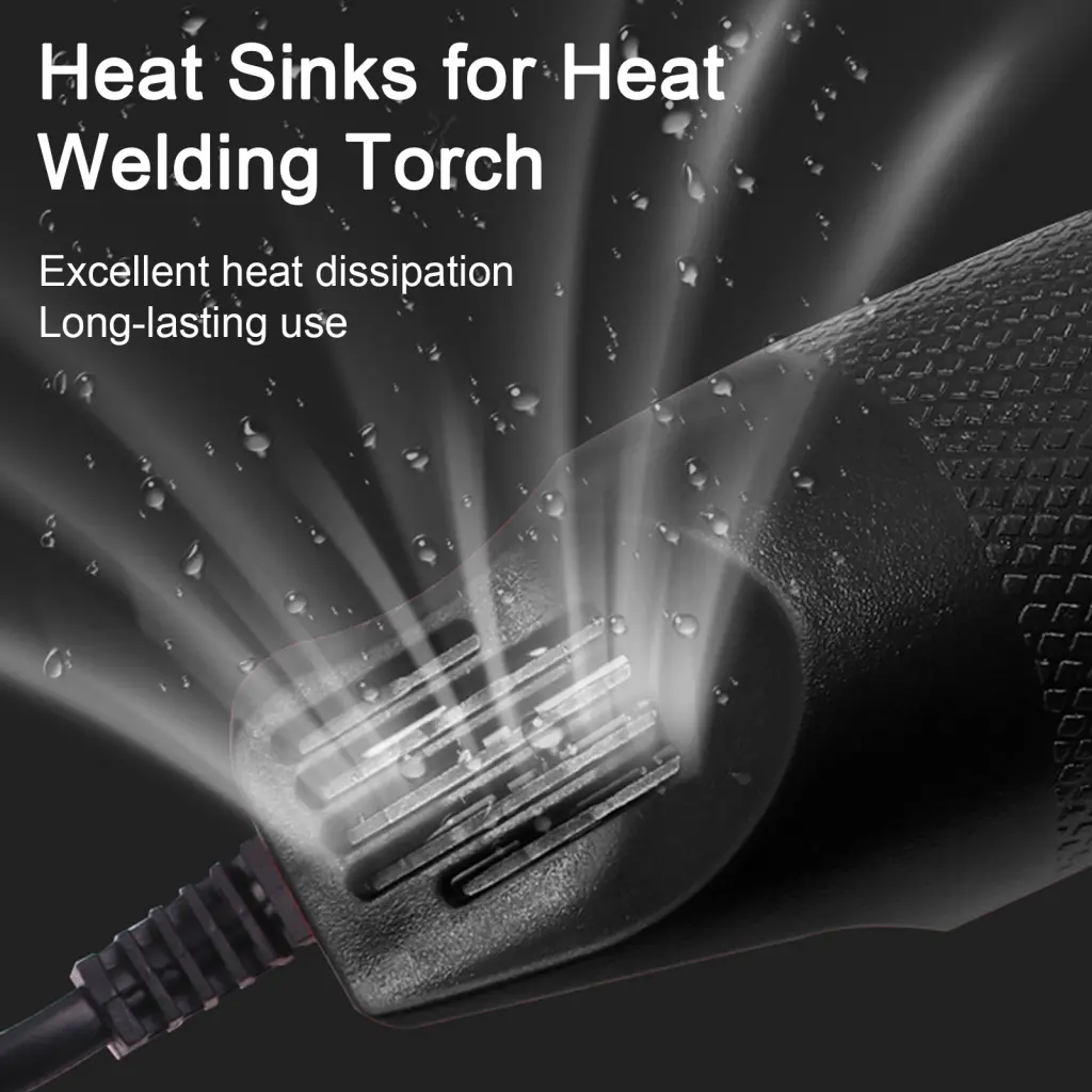ungceul High-quality Stainless Steel Hot Air Shrink Dryer Heat Welding Torch Compact Electric Film Dryer with Adjustable Heat Control for Efficient Welding Grade Thermal for Safe