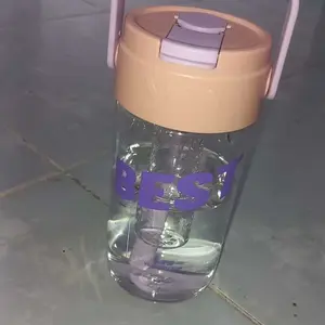 UNIQSOO Botol Minum Infused Buah 600ml 800ml Warna Pastel / Botol Minum Lucu Water Fruit Tumblr Tumbler Anti Tumpah / Botol Infus Buah Serbaguna Souvenir Hampers BZ022