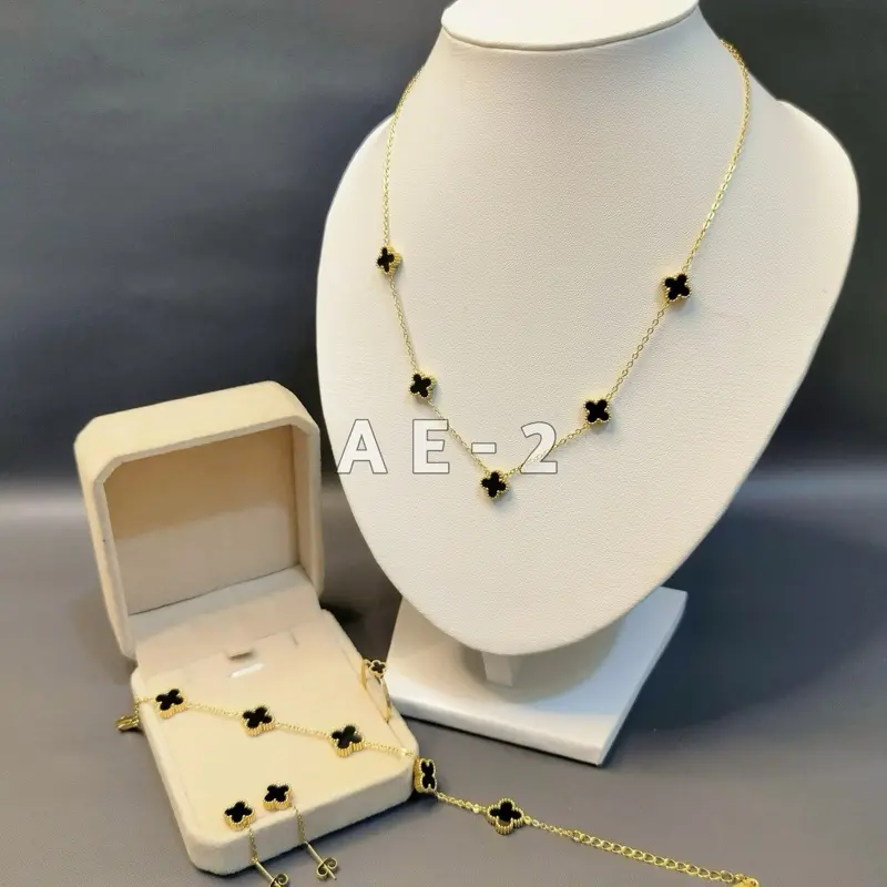 1 set perhiasan wanita titanium asli ori import anti karat luntur 1
