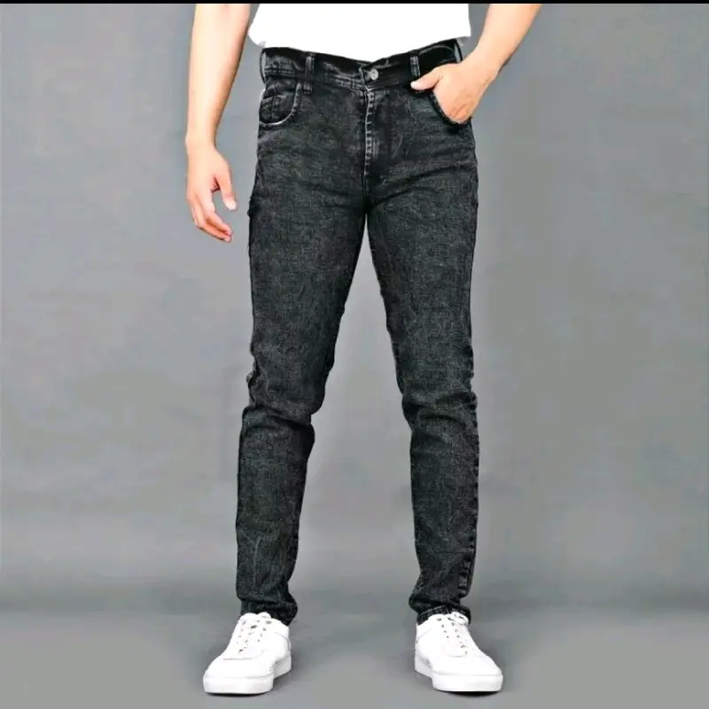 Celana Panjang Jeans Pensil Skinny Pria Snowash Slimfit Strech Denim Stretch Melar 1