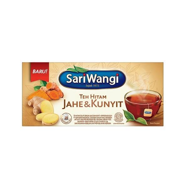 Gambar SARIWANGI JAHE KUNYIT TEA BAG ISI 25 PCS X 1.5 GR - TEH dari Hypermart CitraGrand Kota Bekasi Tokopedia