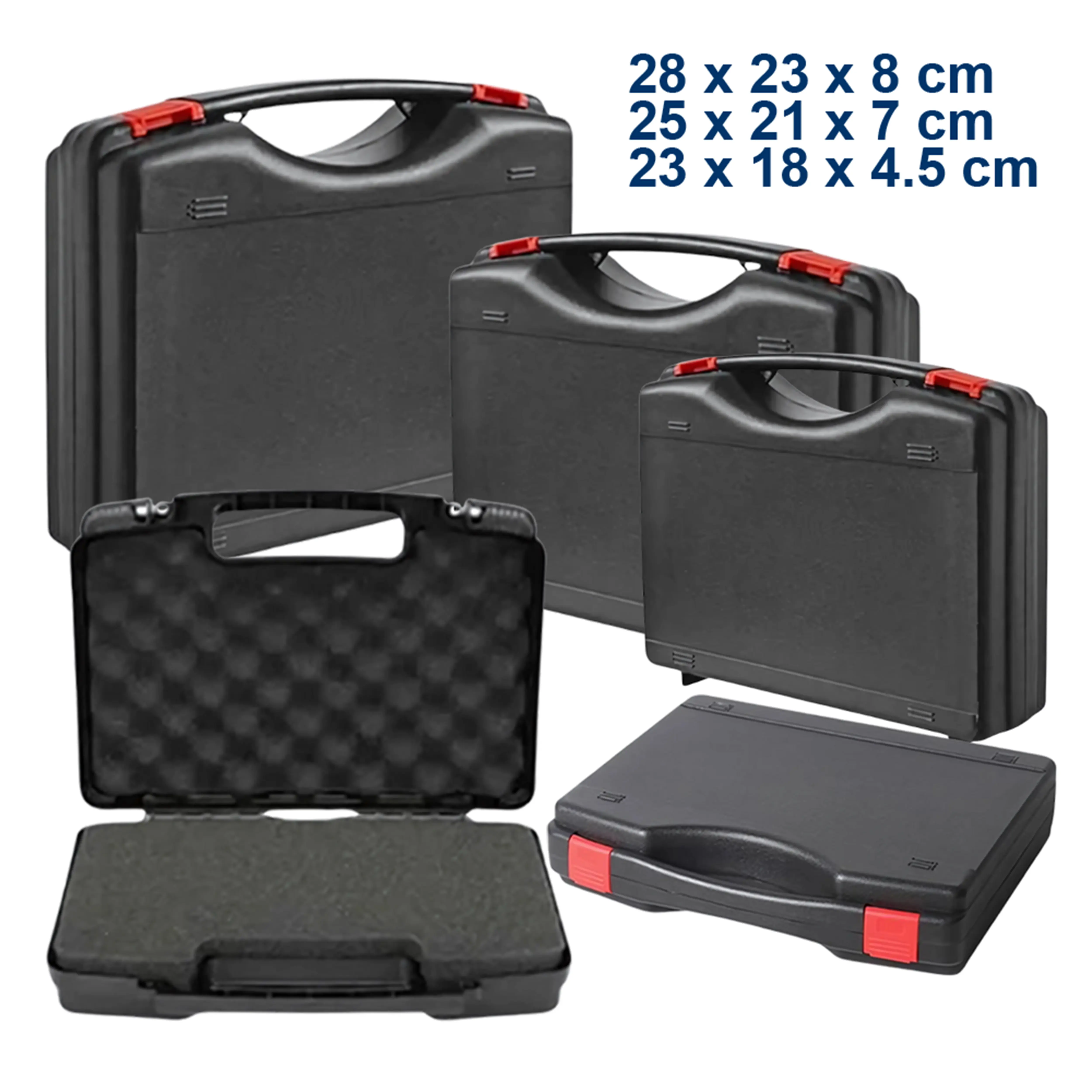 Kotak Perkakas Busa Size S M L Hard Carry Case Bor Senter Network Alat Hobi Tool Box Multifungsi