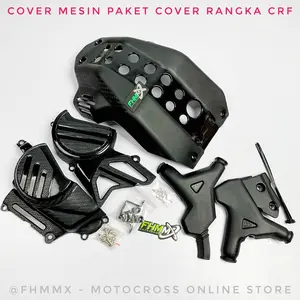 PROMO cover mesin CRF 150 set plus cover rangka