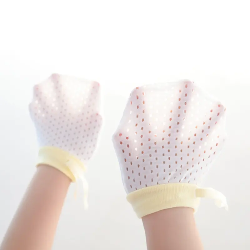 Găng Tay Chống Trầy Xước Cho Trẻ Sơ Sinh, Găng Tay Chống Trầy Xước Cho Mặt, Cotton, Mỏng, Thoáng Khí, Cho Chân, Nhỏ, Cho Mùa Hè 5