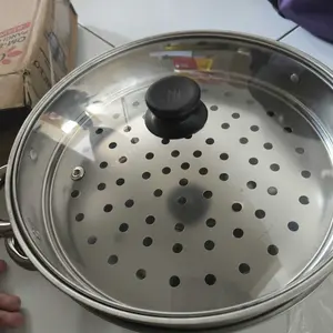 PANCI KUKUS 2 TINGKAT STEAMER STAINLESS STELL COD