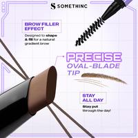 Gambar SOMETHINC MAKEUP Brow Filler Slim Retractable Eyebrow - Pensil Alis Mekanik Tip Segitiga - Dark Brown dari Somethinc Makeup Official Kota Tangerang 2 Tokopedia