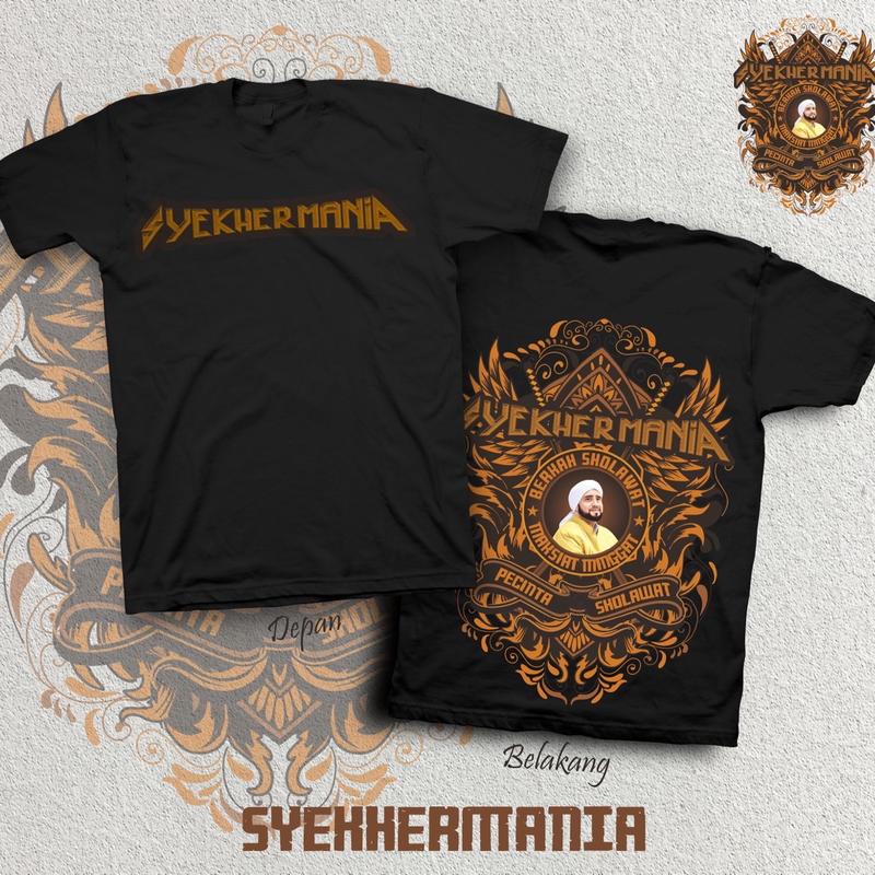 KAOS SYEKHER MANIA atasan pria/wanita dewasa Katun Combed premium bahan adem dan halus 4