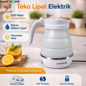 Teko Listrik Pemanas Foldable Air Water Heater 600W 600ml - 7RHXADWH - White