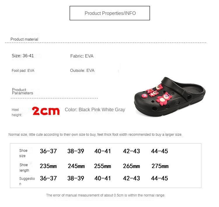 Product Introduction of Shoes Women's Slippers Popular Personalized Thick-Soled Slippers Men's Outerwear 2023 New Baotou Sandals Sandals Beach Shitting Feeling Men's Sandals Slippers 3