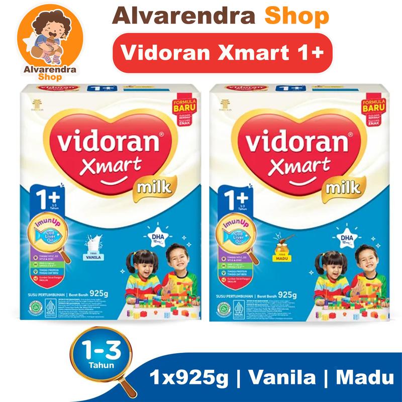 Promo 2 pc - Vidoran X-mart 1+ 3+ Vanila Madu 925 gr 0
