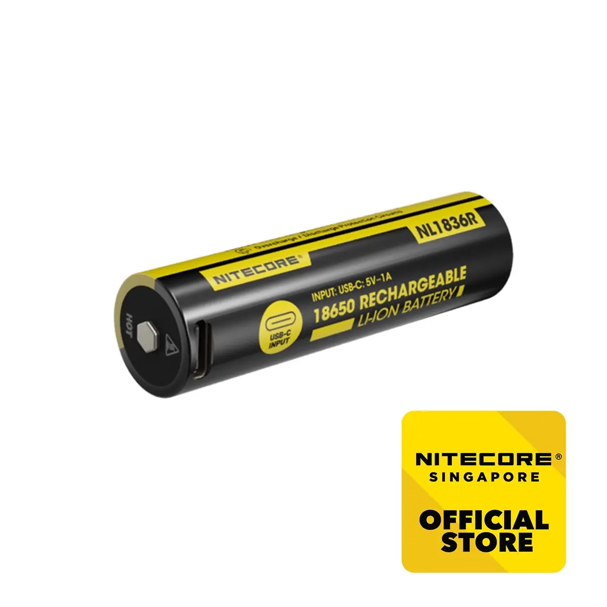 Nitecore NL1836R (18650 - 3600mAh - 6A) Battery