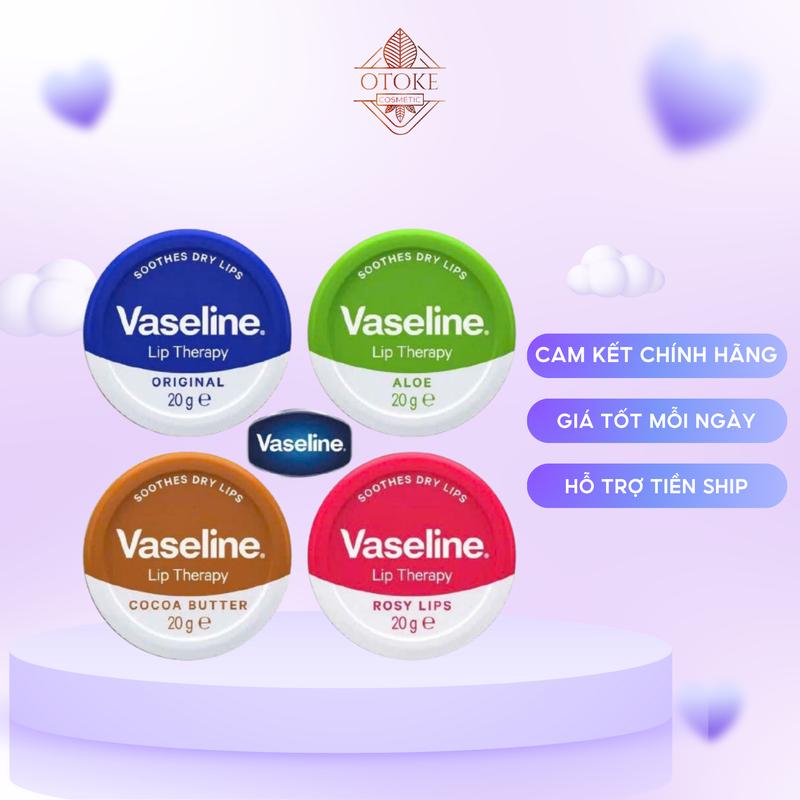 Son Dưỡng Môi Đa Năng Vaseline Lip Therapy cho bờ môi căng mọng đầy sức sống 20g