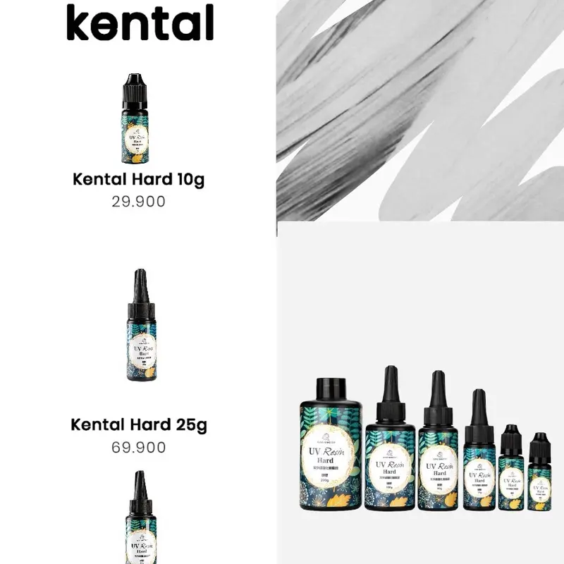 ￼Resin UV Fast Curing Lem Resin Keras Hard Kental Encer Nail Art Assist Hook Crystal Acrylic Epoxy Resin 1