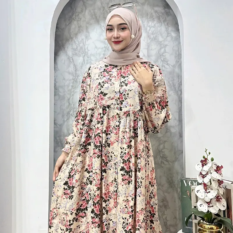 KIARA TUNIK - ATASAN RAYON MOTIF ADEM LEMBUT 5