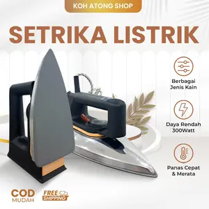 Setrika Listrik Merk FINITO | Gosokan Pakaian 300 Watt