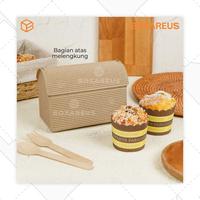 Gambar Snack Box Dus Roti Kue Gift Packaging Kotak Kado Souvenir | RC Treasure - Brown dari Box Are Us Kota Bandung 5 Tokopedia