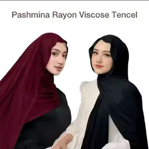 Hijab Pashmina viscose rayon/ pashmina rayon Tencel premium /pashmina turkish/pashmina meleyot