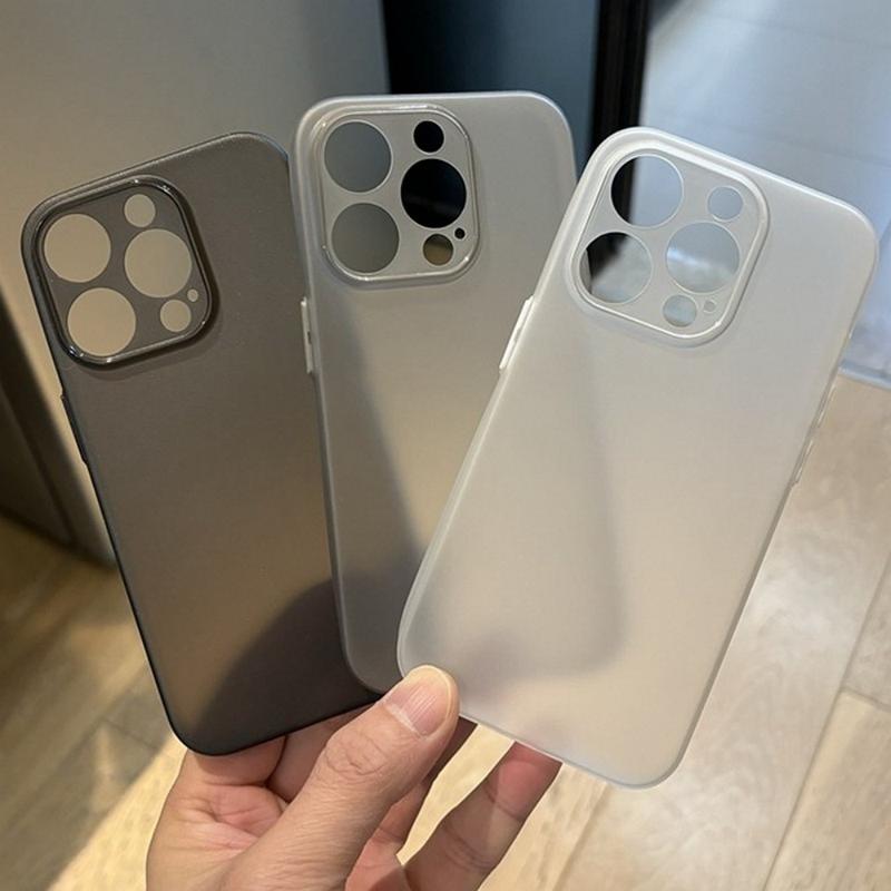 TPU mờ mờ siêu mỏng For IPhone 11 12 13 14 15 16 17 Pro Max 7 8 Plus X Xr XS Max Ốp điện thoại