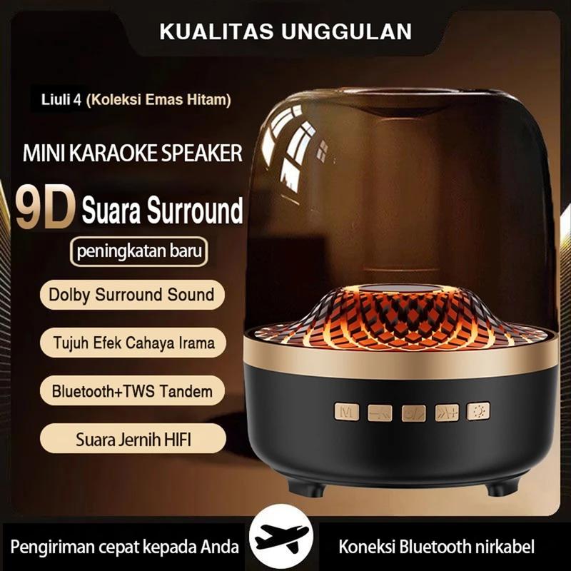 Audiox Speaker Bluetooth Portable Premium Bass Kuat LED RGB Koneksi ...