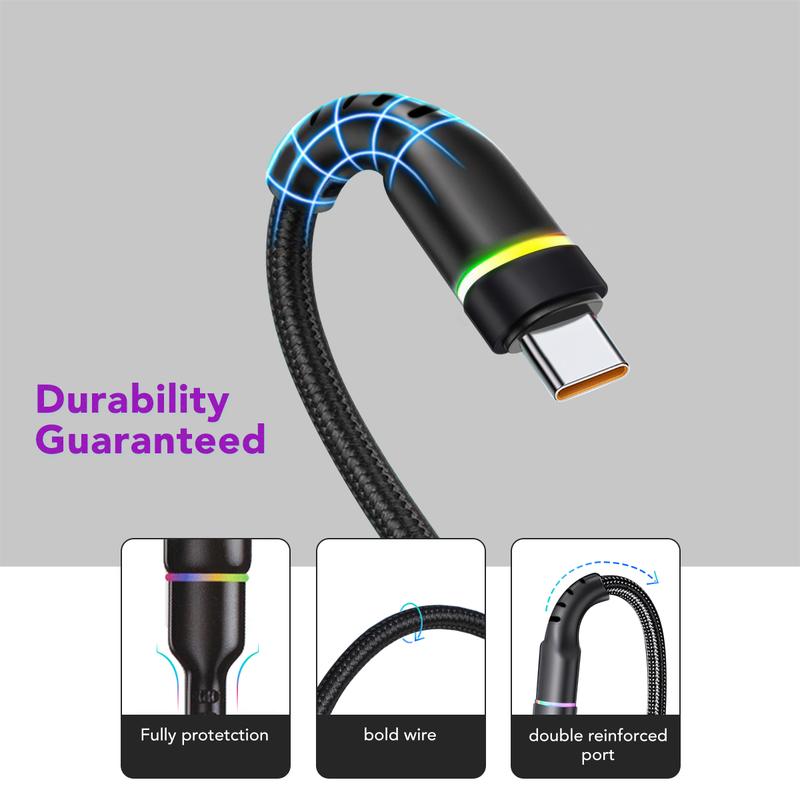 3A Cable Kabel Data Fast Charging A to Type C / USB TO TYPE C Quick Charger QC VOOC Untuk Xiaomi samsung vivo asus realme 4