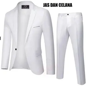 SETELAN JAS PRIA PREMIUM - JAS PRIA - JAS FORMAL - JAS FORMAL PRIA SETELAN- JAS PRIA HITAM Blazer Semi Slimfit Casual Wisuda Fit Kantor Celana