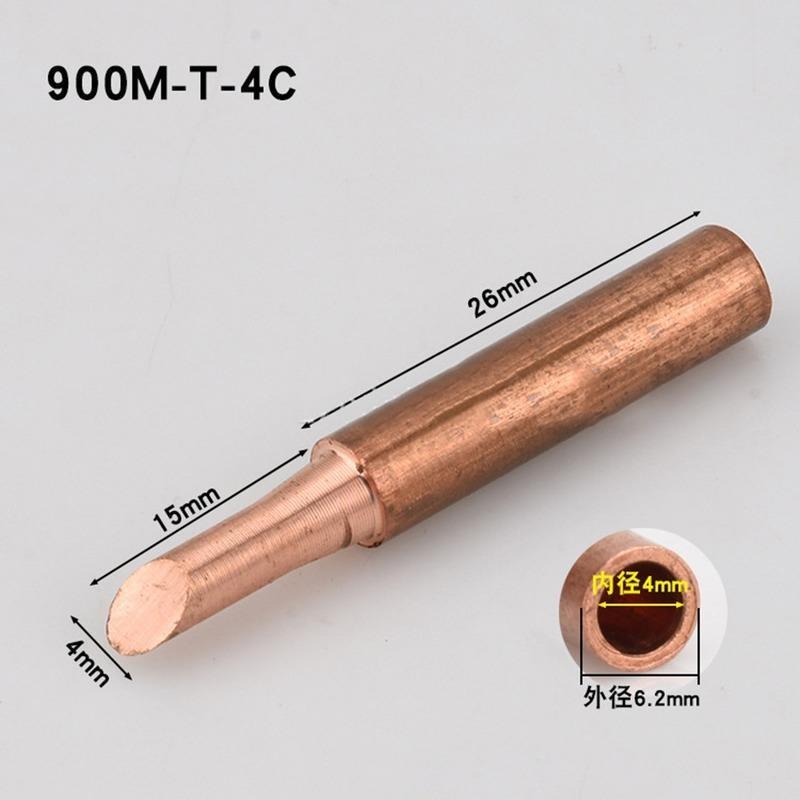 Product Introduction of 10pcs Soldering Pure Copper Soldering Iron Head Protection Longevity Electric Soldering Head 16