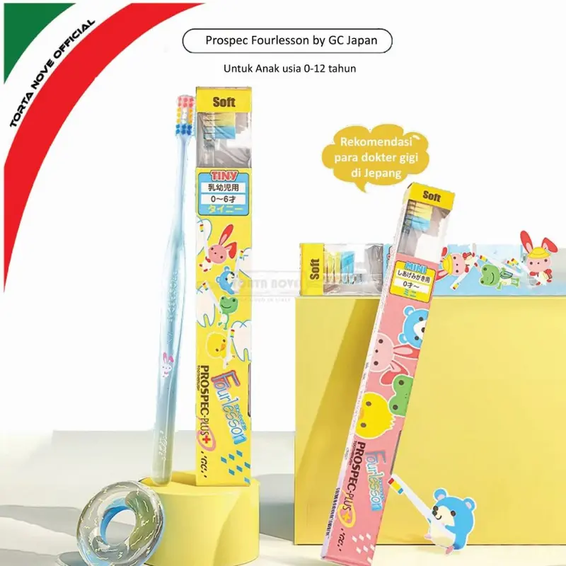 Sikat Gigi Anak Fourlesson Prospec Plus Gc Jepang Four Lesson 5