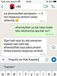Gambar Propolis SM Obat Rayapan Kaki Bau - 6ml - Foot, Gatal Perawatan dari HerbalZen Kota Administrasi Jakarta Pusat 5 Tokopedia