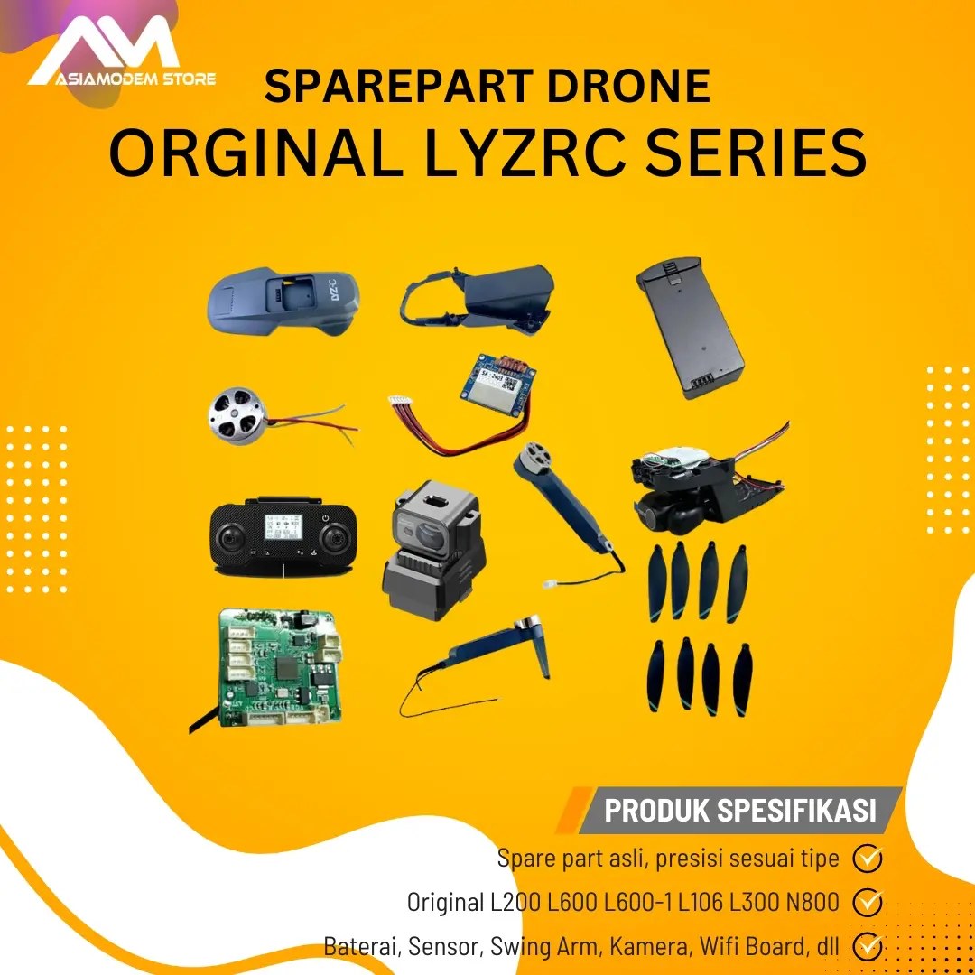 SparePart Drone Original LYZRC L200 L600 L600-1 L106 L300 N800 PLUS PRO MAX - Baterai Sensor Swing Arm Propeller Kamera Wifi Board
