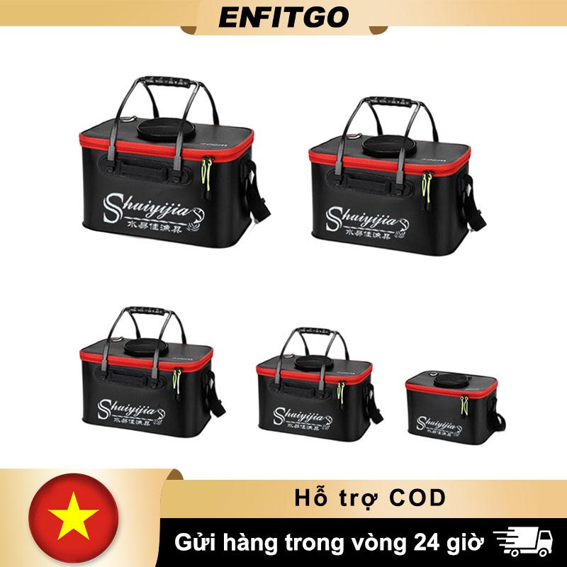  Thùng Cá Có Thể Gập Lại Đa Năng Làm Bằng EVA Thích Hợp Để Câu Cá Có Thể Đựng Mồi Câu Cá Sống Chất Lượng Cao 