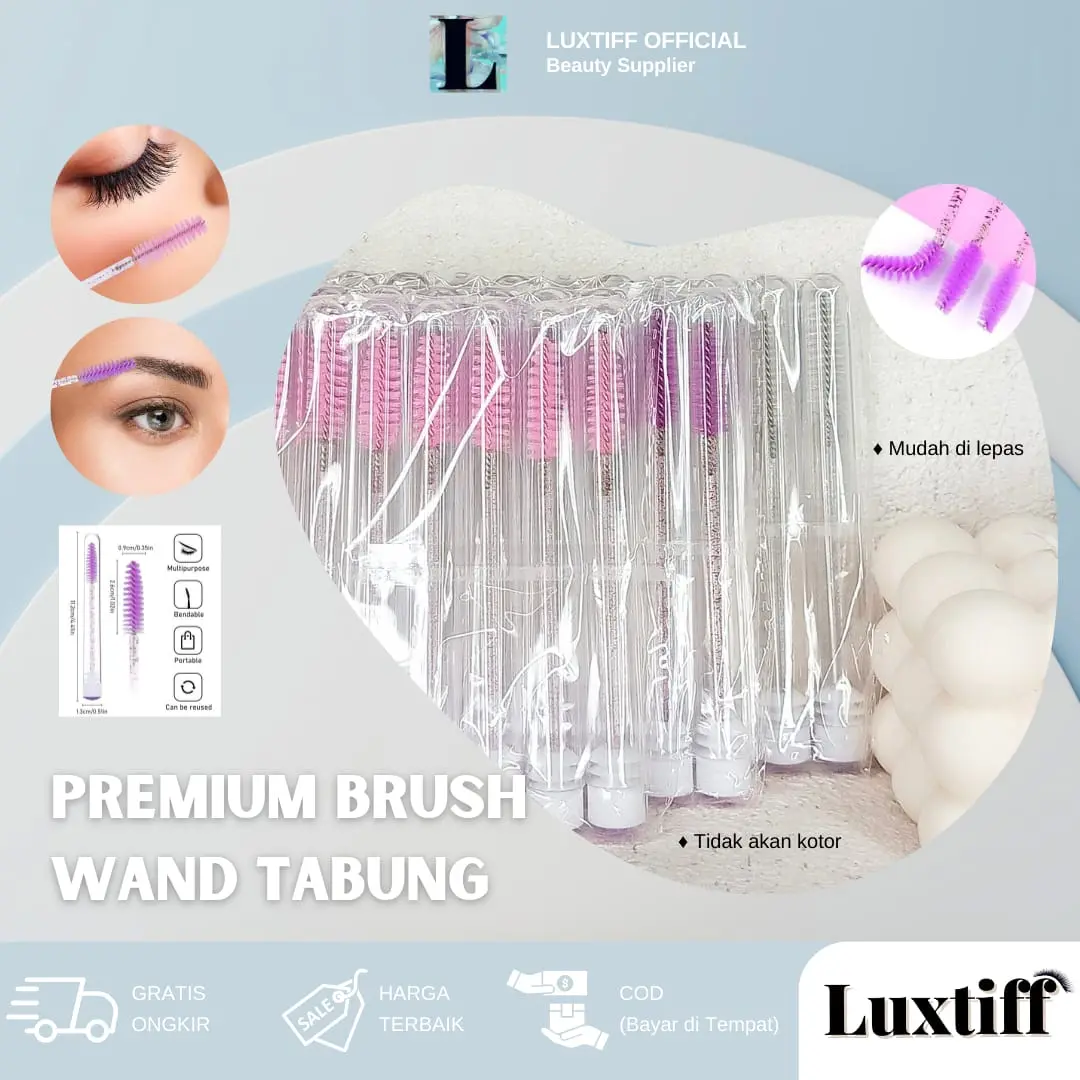 PREMIUM BRUSH EYELASH/PCS | BRUSH EYELASH TABUNG | BRUSH MASCARA Kuas