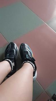 Product Review of M-18 Giày Thể Thao Dây Cót Vặn.Cặp Nam Nữ Màu Đen Siêu Nhẹ Đế Bút Cao 4 Phân Thời Trang Thể Thao Anh Tứ Shop - Đế Bằng, Sneaker. 3301-M-18 Jean giay chay from u**h T**g 0