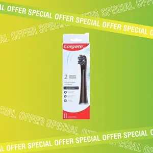 COLGATE 2Pcs Refill Kepala Sikat Gigi Elektrik - Black
