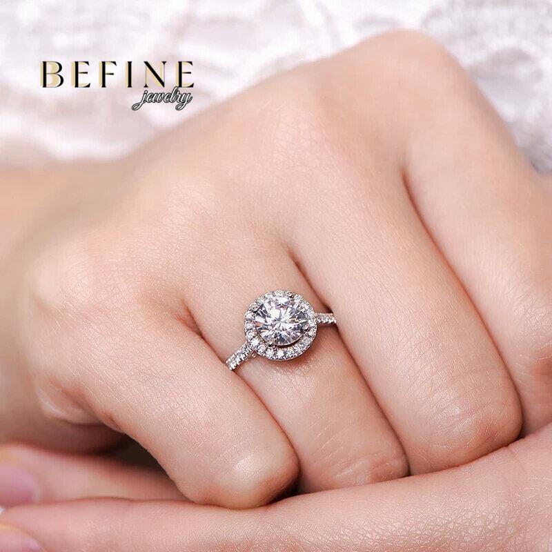 Round bag, square bag, 1CT women's open ring 6