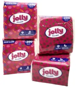 olly Tisu Wajah Pop Up 200 Sheets 2 Ply 90 Gram / Facial Tissue