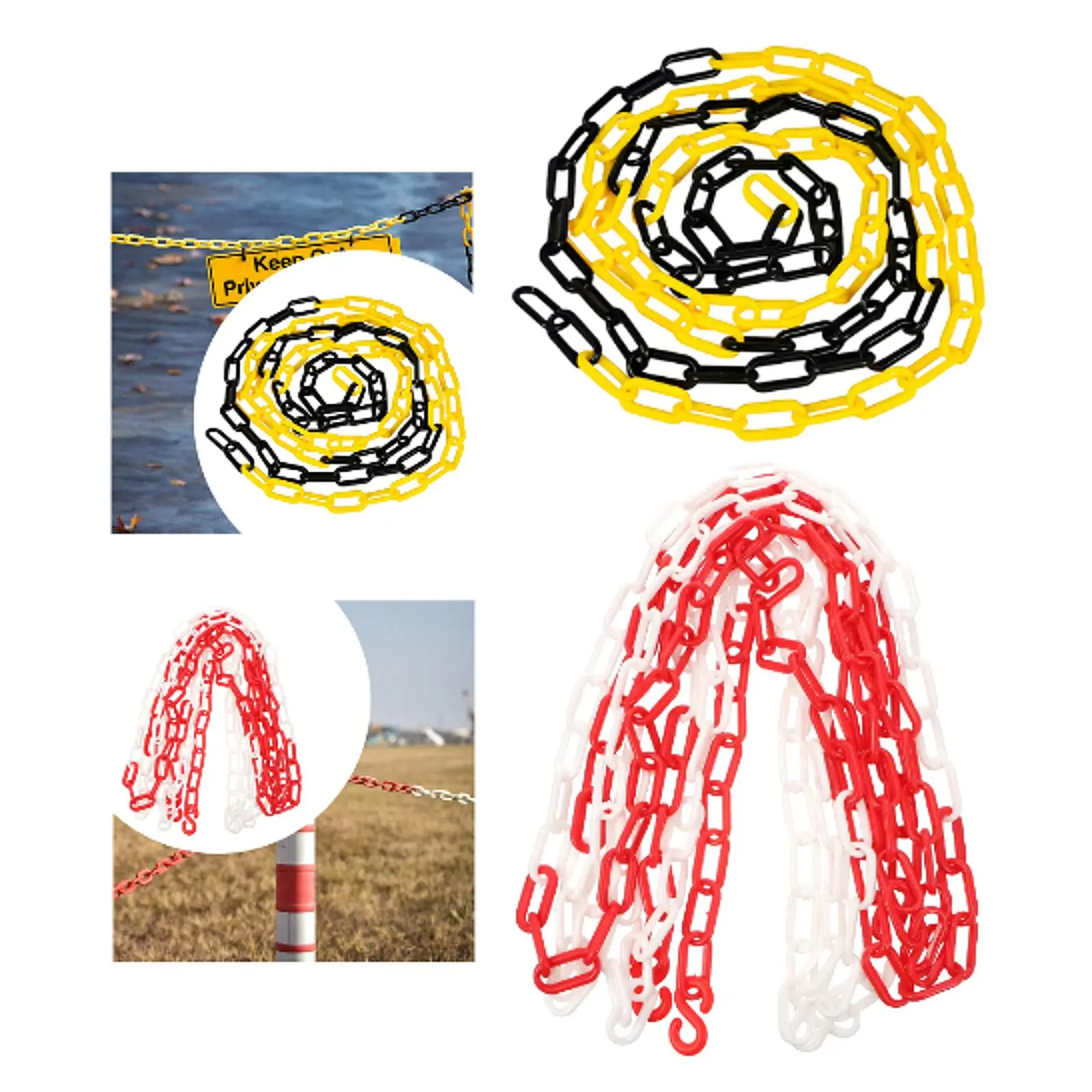 Traffic Chain Barrier Link for Crowd Control Traffic Cones Warning Safe