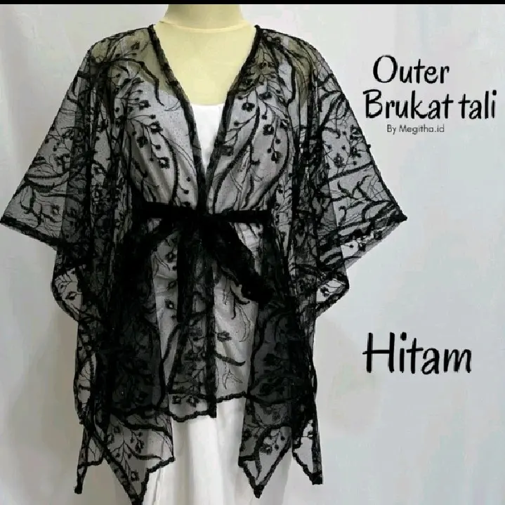 Outer Brukat Tali/Cardigan Brukat Tali, Cardigan Unik/Outer Kebaya Tali Baju kondangan Atasan Wanita