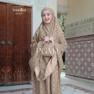 PUSAT GROSIR MUKENA TASIK - MUKENA TANGGUNG KATUN 2 IN 1 MOTIF ARUNIKA
