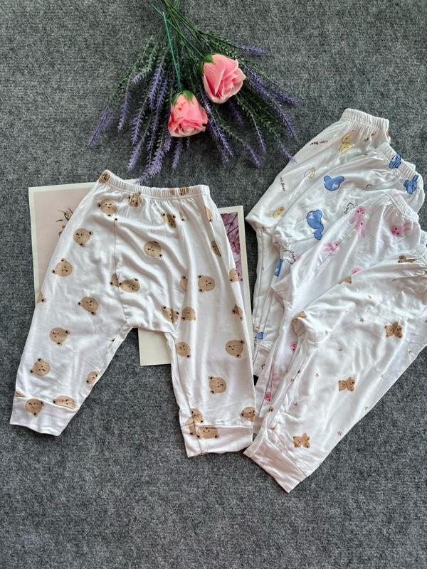 Product Introduction of Combo 5 Quần Dài Thun Lạnh cho Bé từ 0-9 Tháng 9