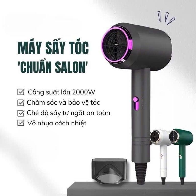 Máy Sấy Tóc 2 Chiều Nóng Lạnh Công Suất Lớn 2300W Nhanh Khô 3 Chế Độ Sấy Tạo…
